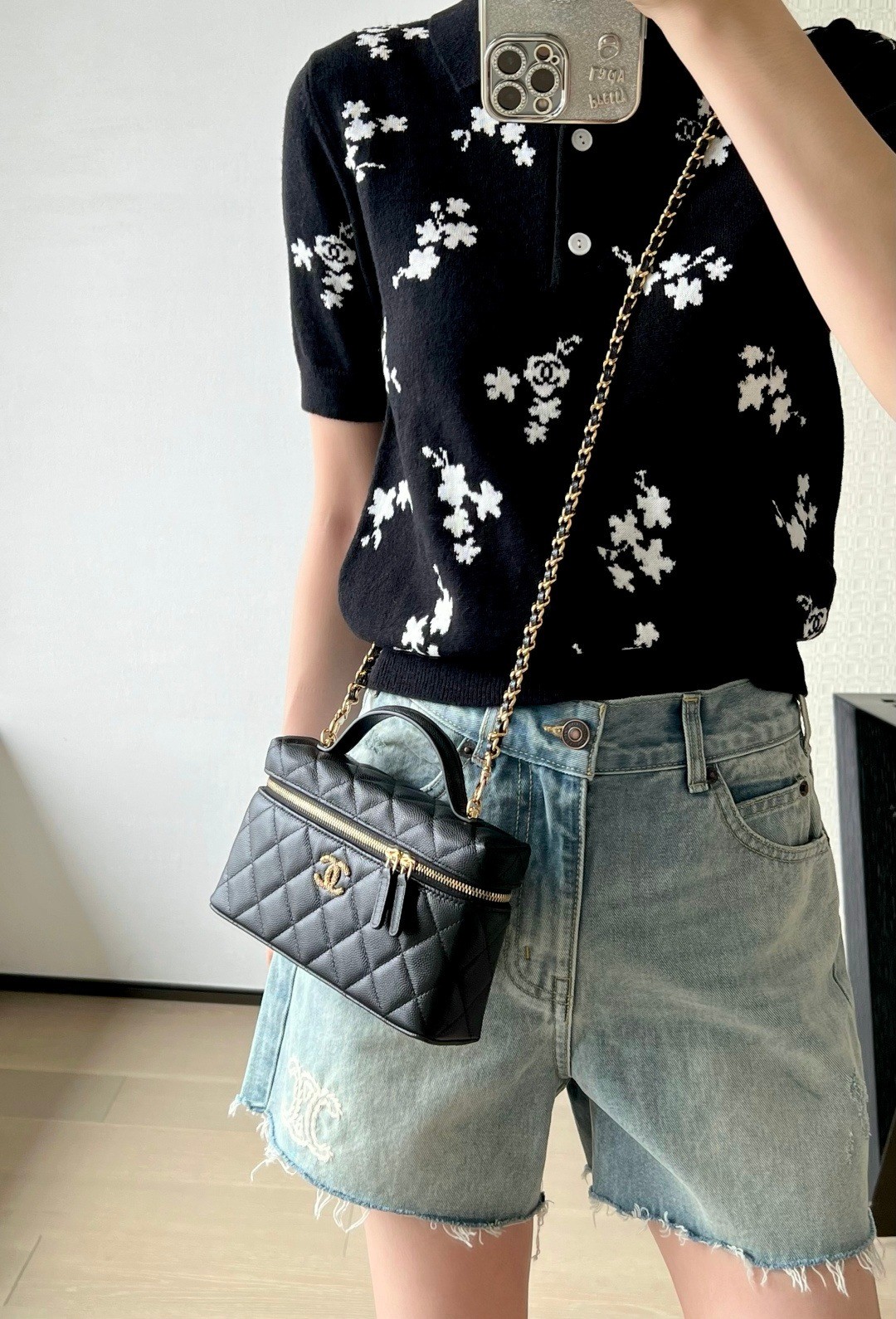 26P春夏限定｜麻花鑽扣 LP盒子包黑色_2