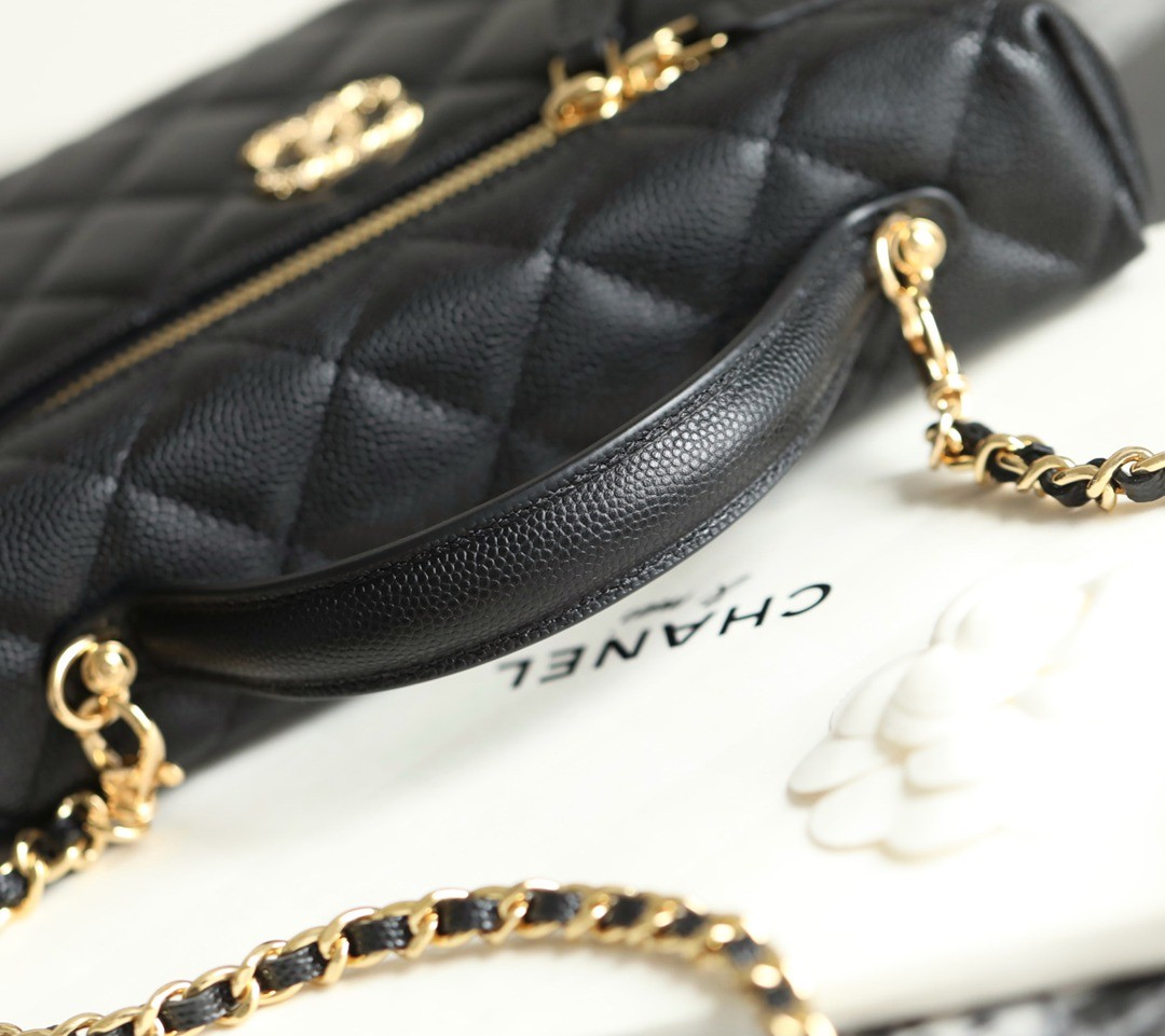 26P春夏限定｜麻花鑽扣 LP盒子包黑色_10