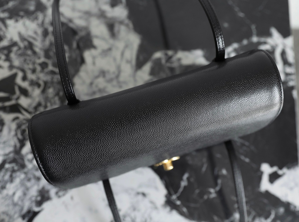 26P春夏皮肩帶小號口蓋包黑色_6