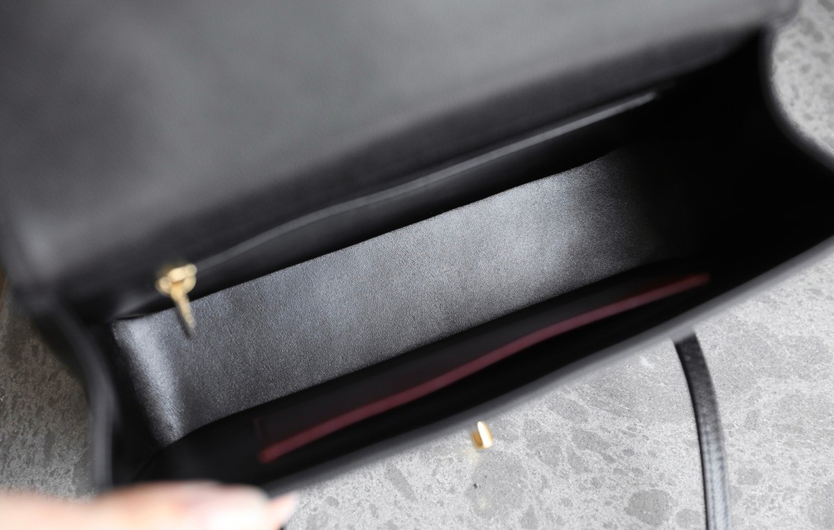 26P春夏皮肩帶小號口蓋包黑色_7