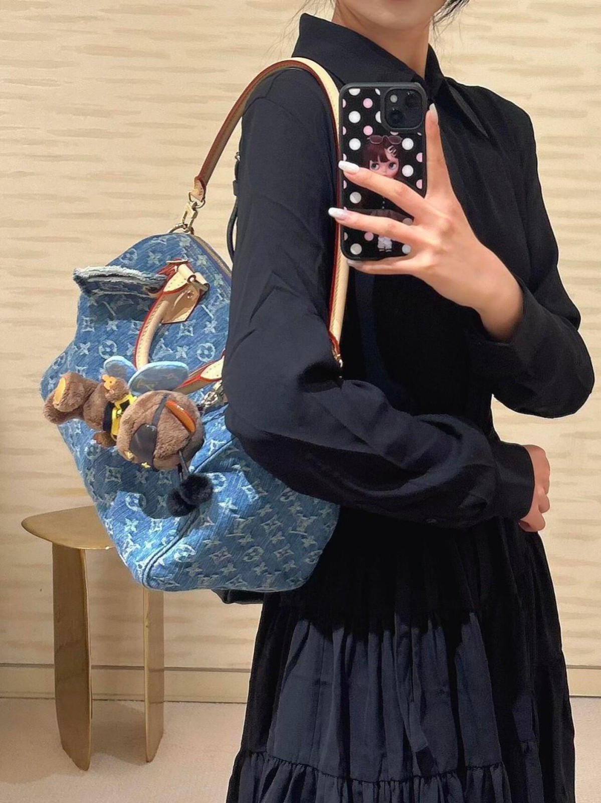 M14430 Speedy Soft 30丹寧波士頓包藍色_15