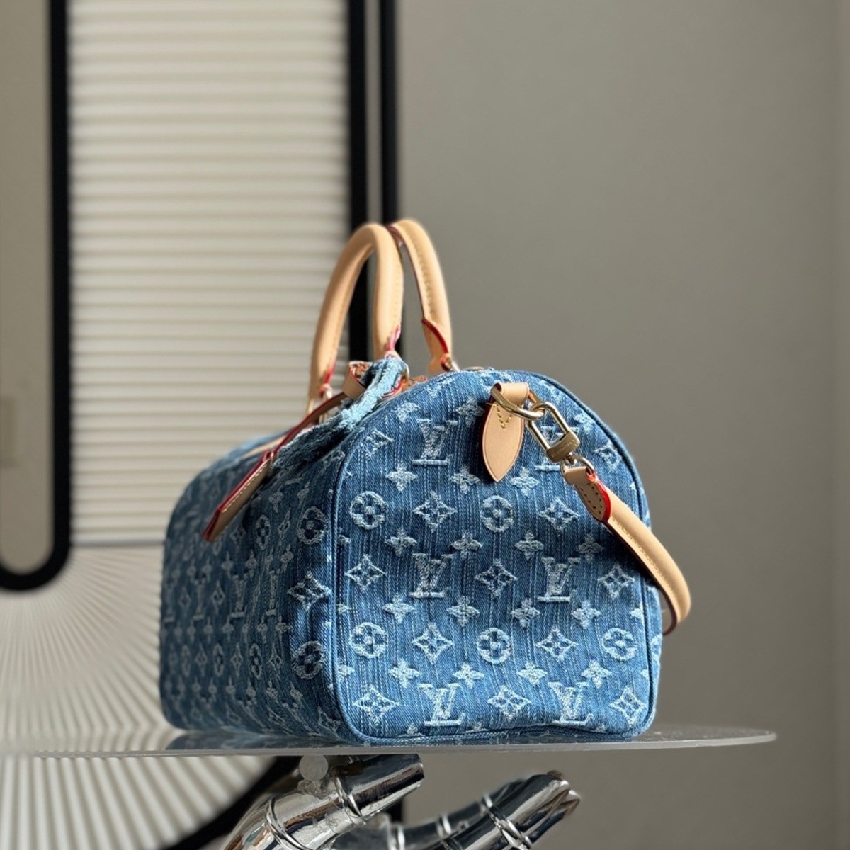 M14430 Speedy Soft 30丹寧波士頓包藍色_6