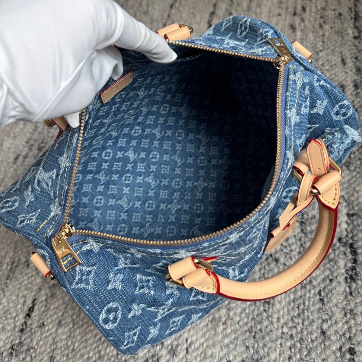 M14430 Speedy Soft 30丹寧波士頓包藍色_5