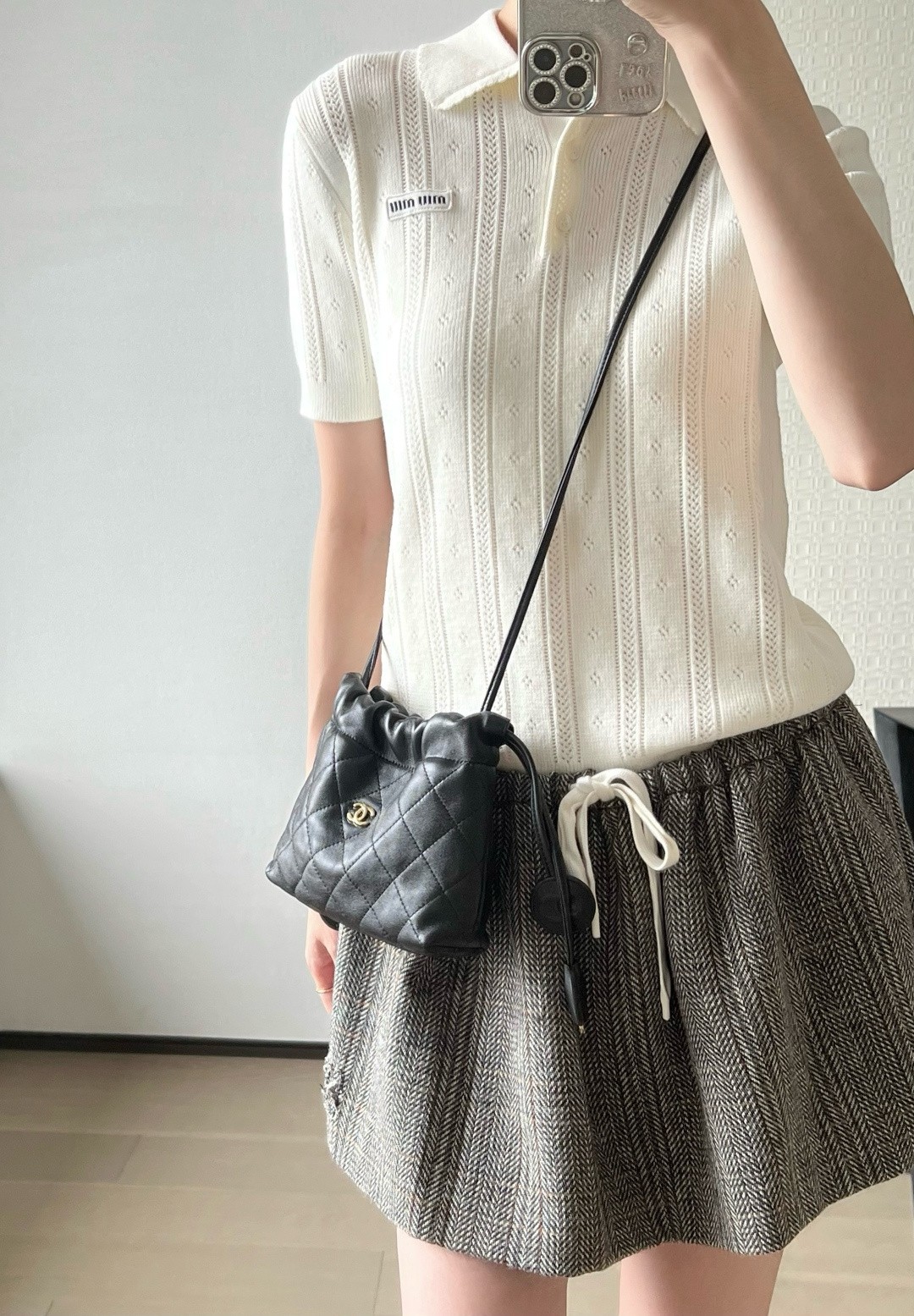 26S春夏 抽繩小福袋Mini黑色_3