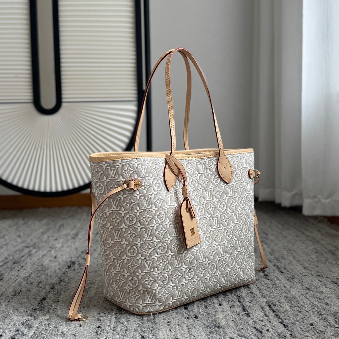M2A381 Neverfull 中號提花購物袋_3