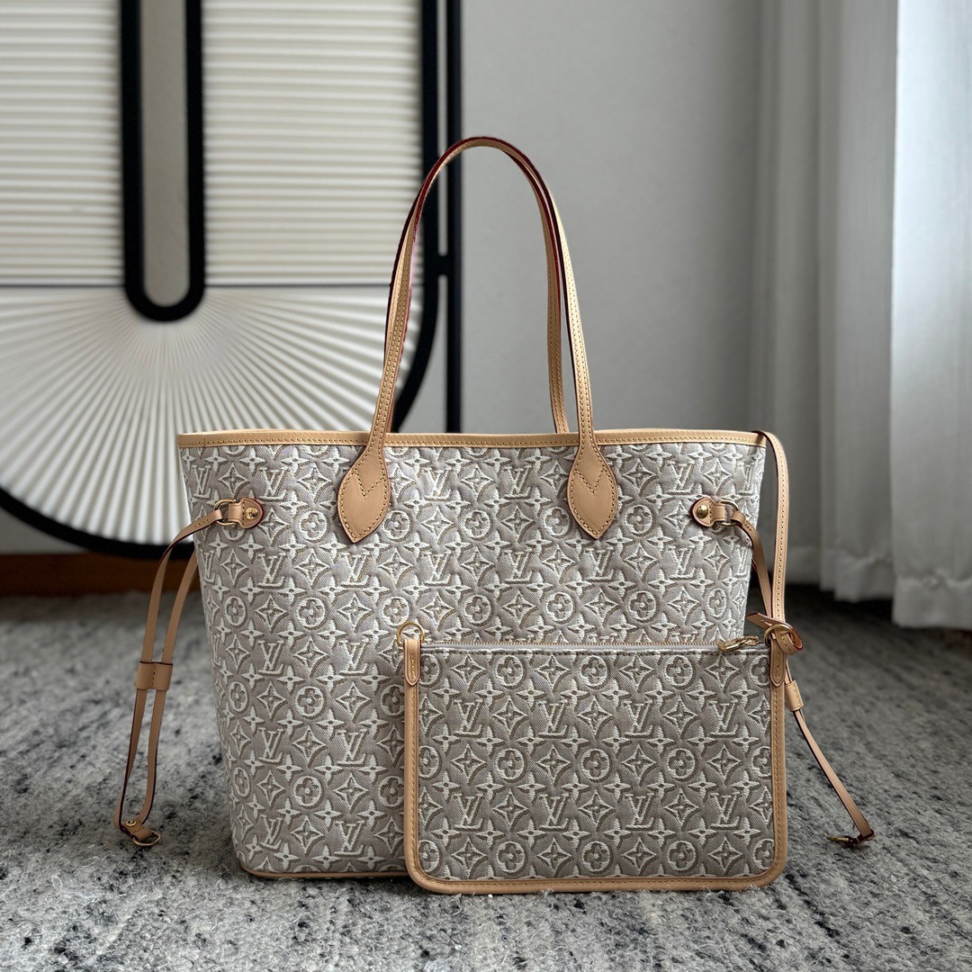 M2A381 Neverfull 中號提花購物袋_7