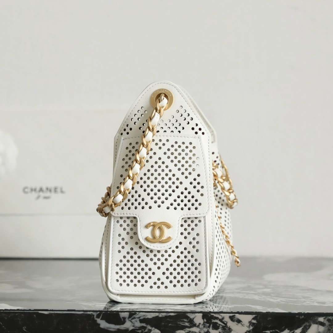 26S春夏25Mini小牛皮鏤空白色_4