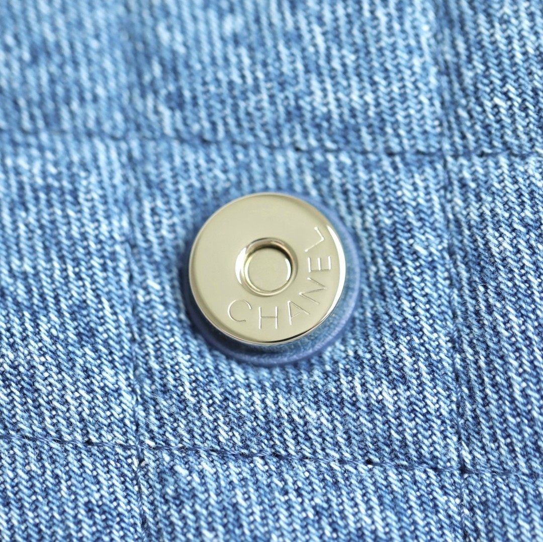 26A 25MiniBag淺牛仔/淡金鏈_15