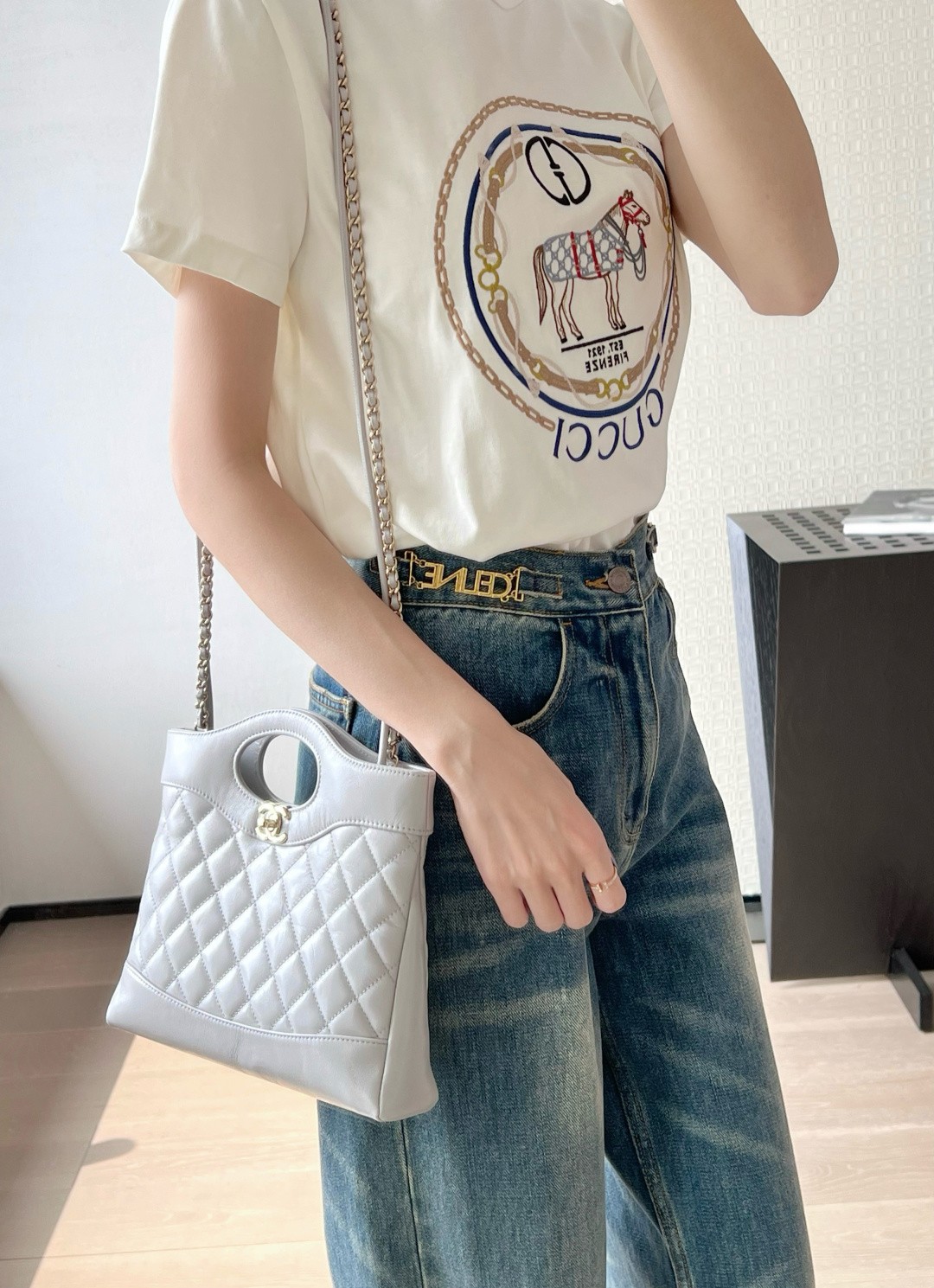 31Bag Mini亮面小羊皮白色_2