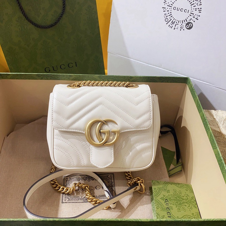 739682 Marmont 方胖子 背包 白色_1