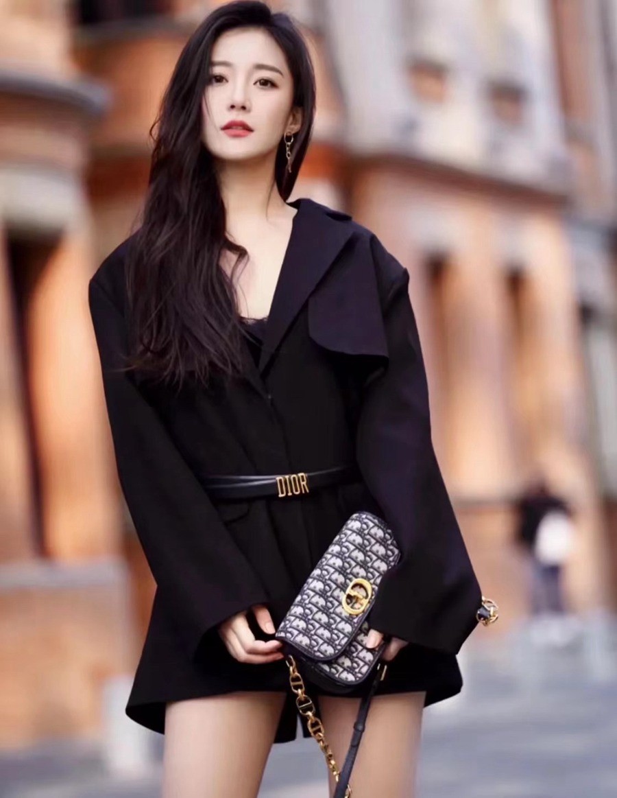 30 MONTAIGNE AVENUE 手袋藍色Oblique 印花_16