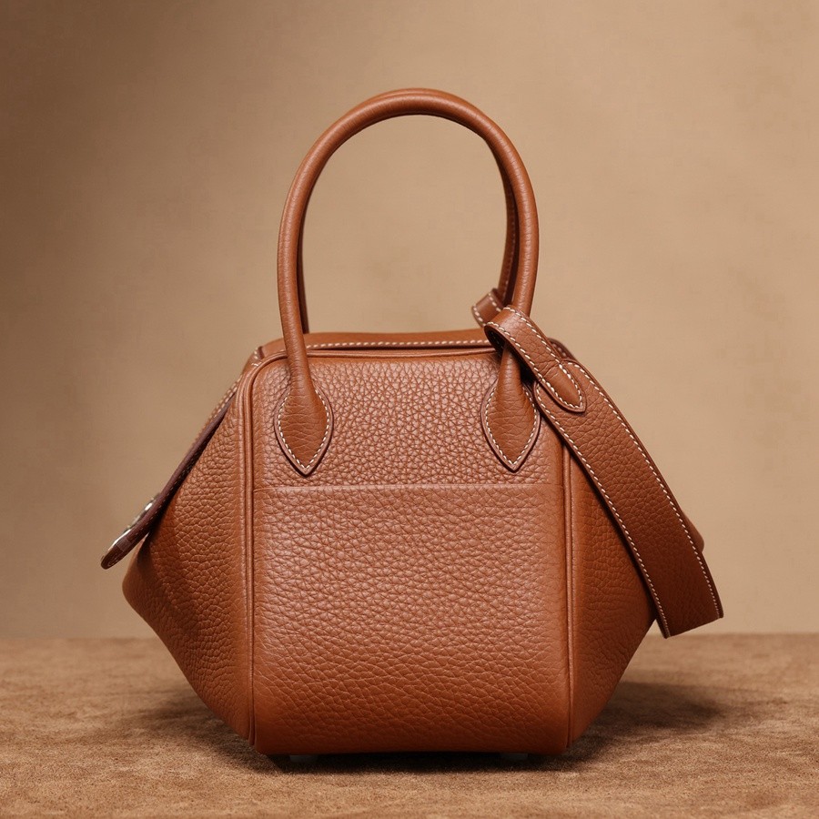 H Lindy 26CM 金棕銀扣_3