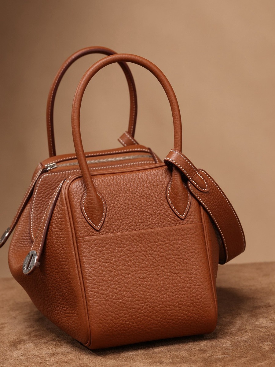 H Lindy 26CM 金棕銀扣_8