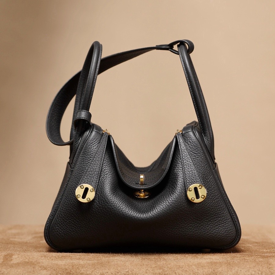 H Lindy 26CM 黑色金扣_1