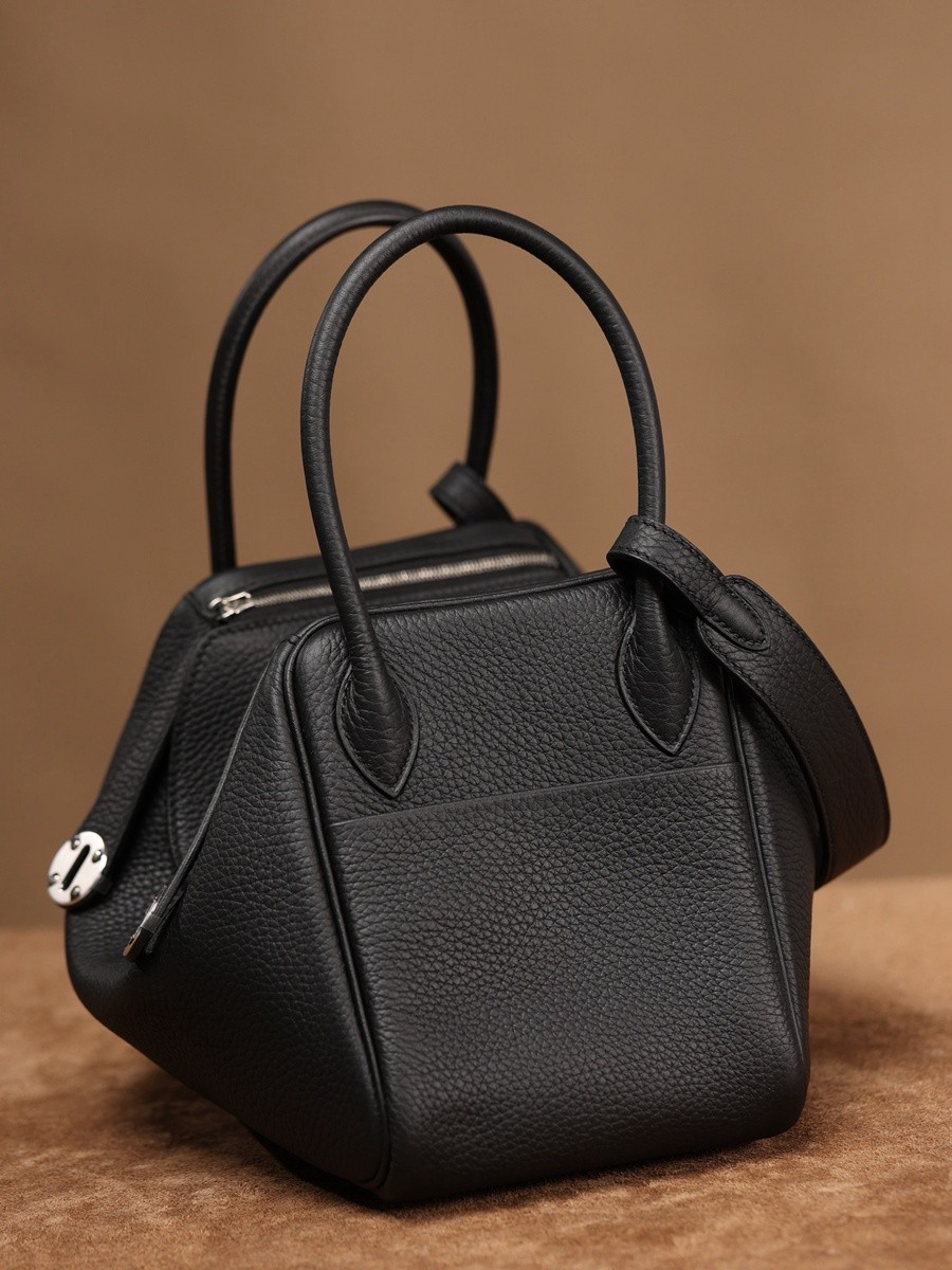 H Lindy 26CM 黑色銀扣_6