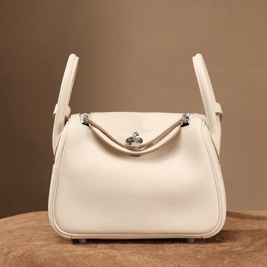 H Lindy Mini 19CM 奶昔白銀扣_1