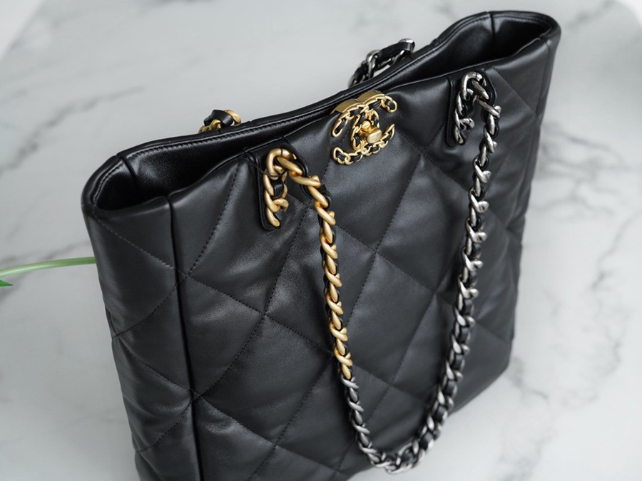 22B 19Bag Tote黑金 正品皮_4