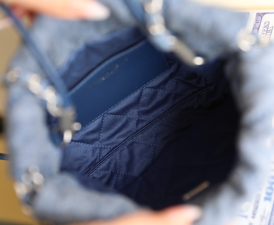 24S 22Bag Mini牛仔丹寧牛仔 鉚釘包_6