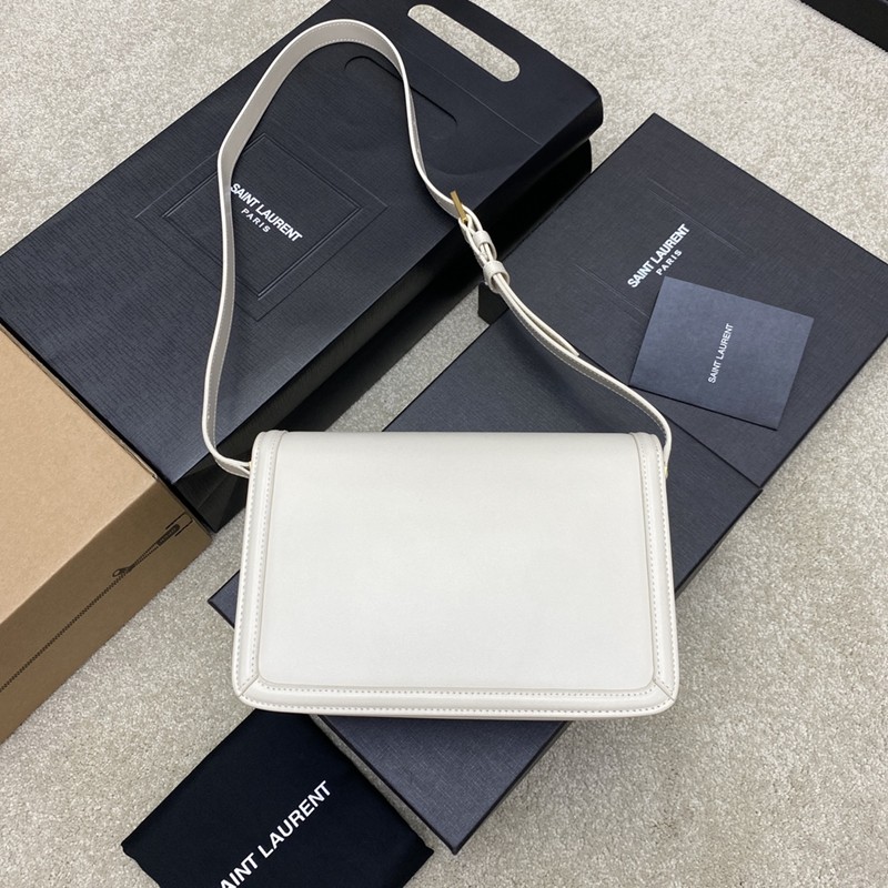 Solferino Box Saint Laurent中號肩背包 復古白_3