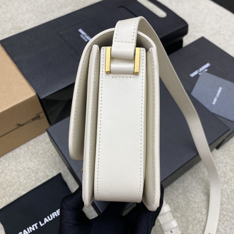 Solferino Box Saint Laurent中號肩背包 復古白_4