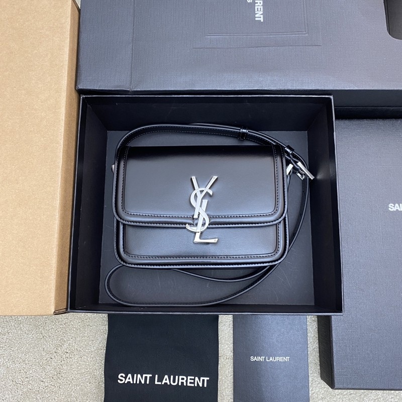 Solferino Box 小號肩背包 黑銀_1