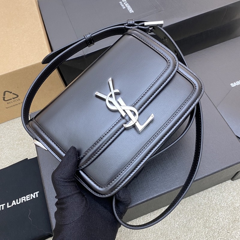 Solferino Box 小號肩背包 黑銀_6