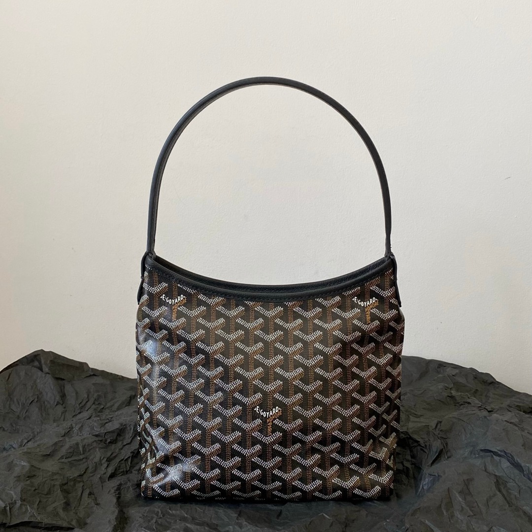 Hobo Mini拉鏈托特黑色_7