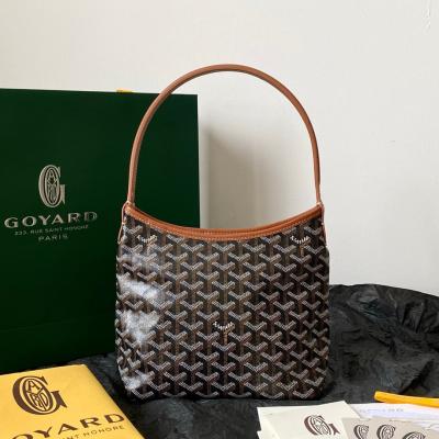 Hobo Mini拉鏈托特棕色