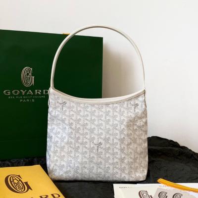 Hobo Mini拉鏈托特白色