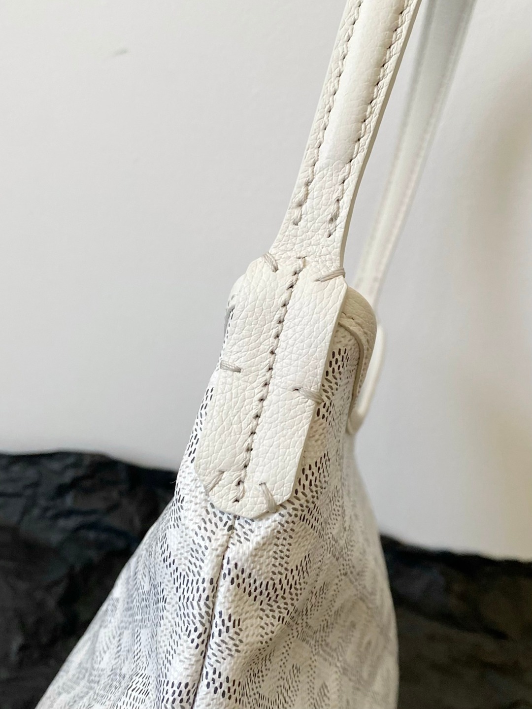 Hobo Mini拉鏈托特白色_3