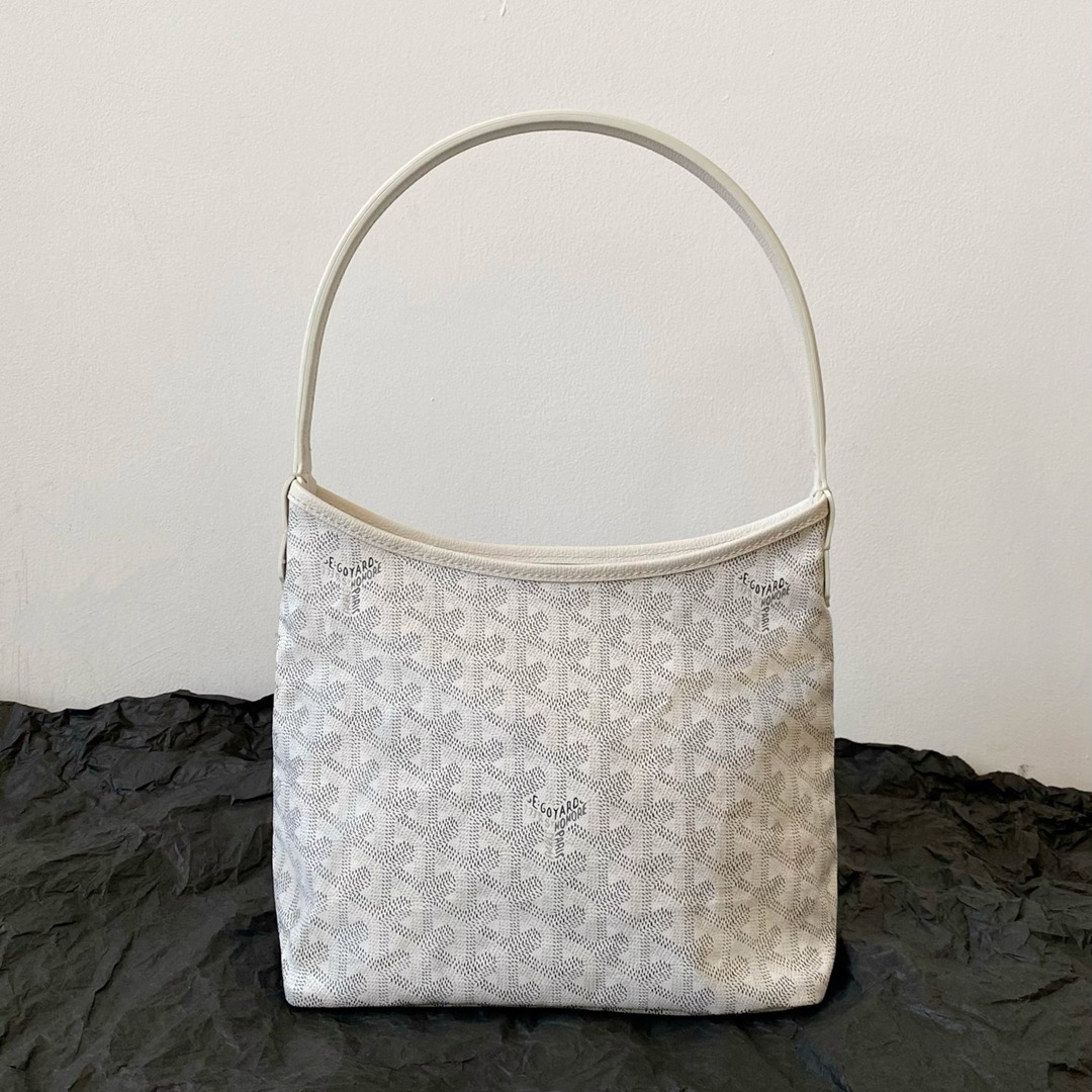 Hobo Mini拉鏈托特白色_6