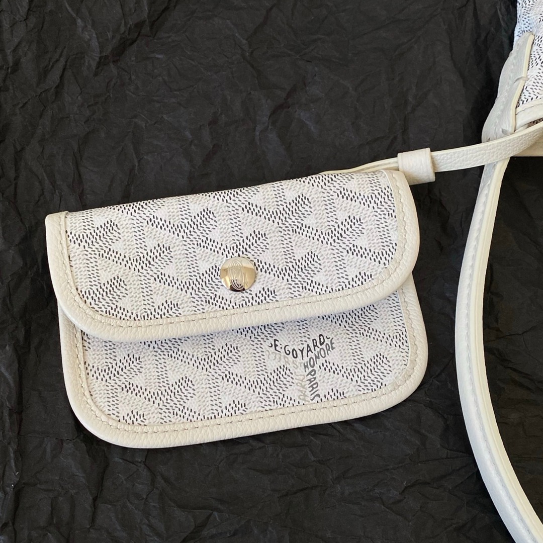 Hobo Mini拉鏈托特白色_7