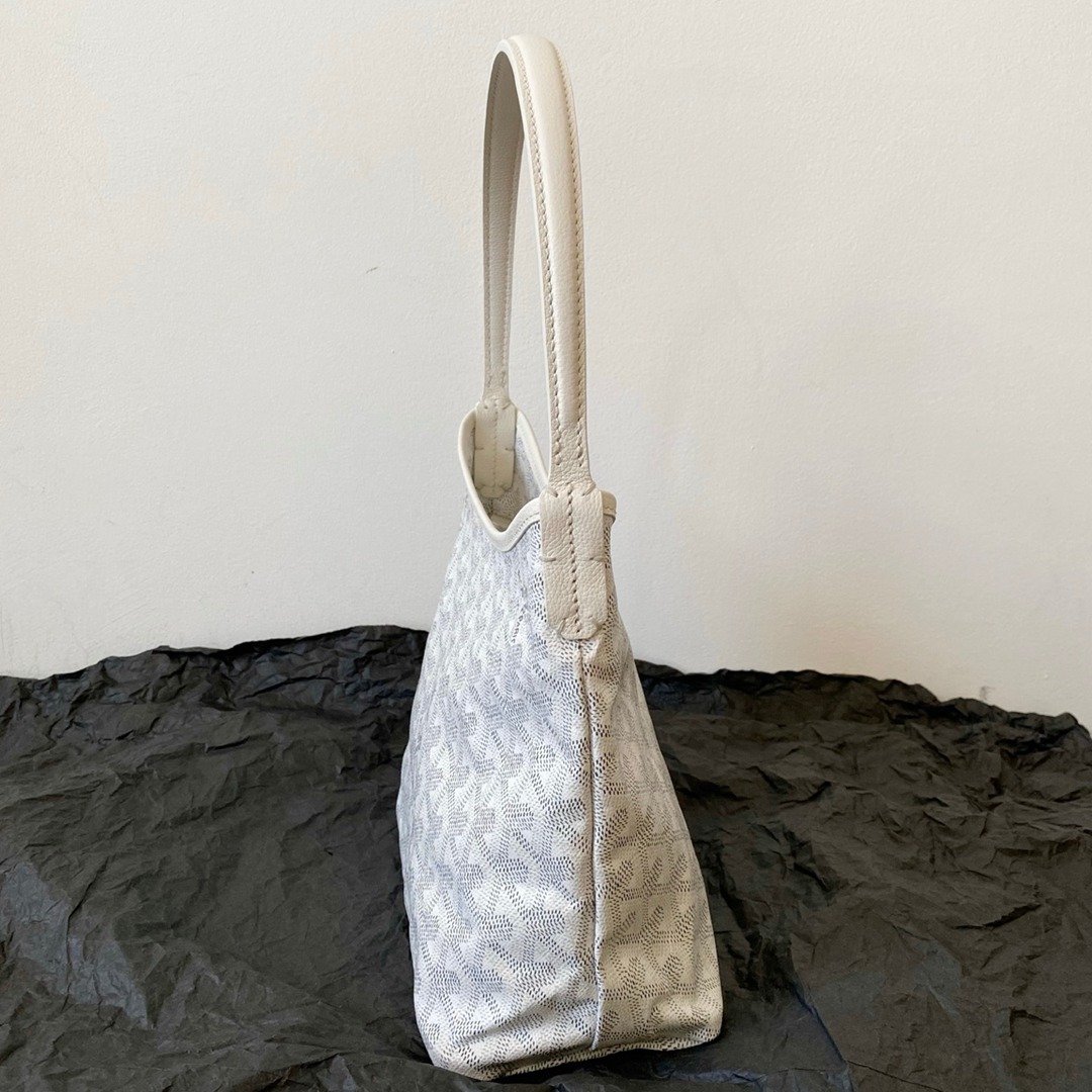 Hobo Mini拉鏈托特白色_9