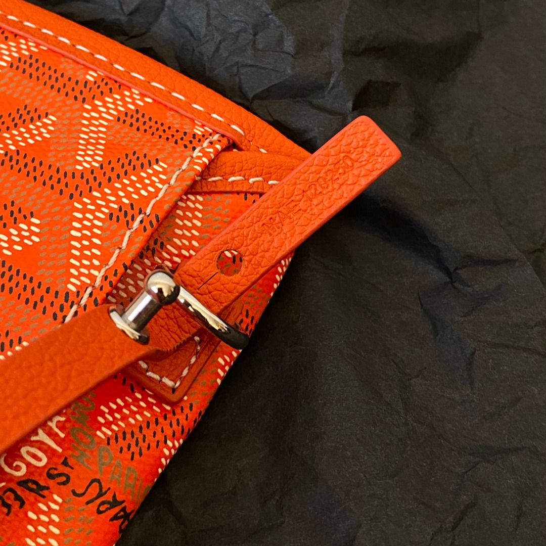 Hobo Mini拉鏈托特橙色_4