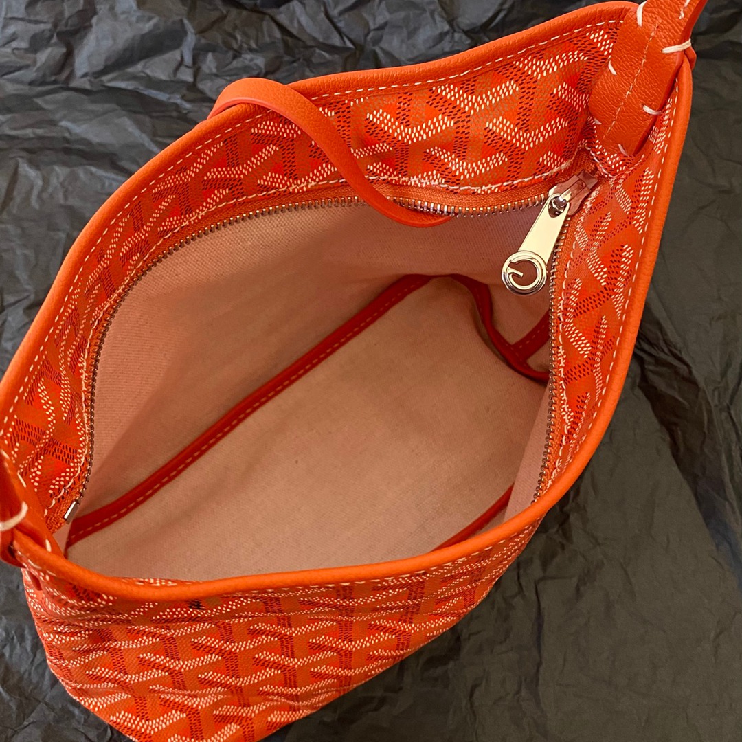 Hobo Mini拉鏈托特橙色_8