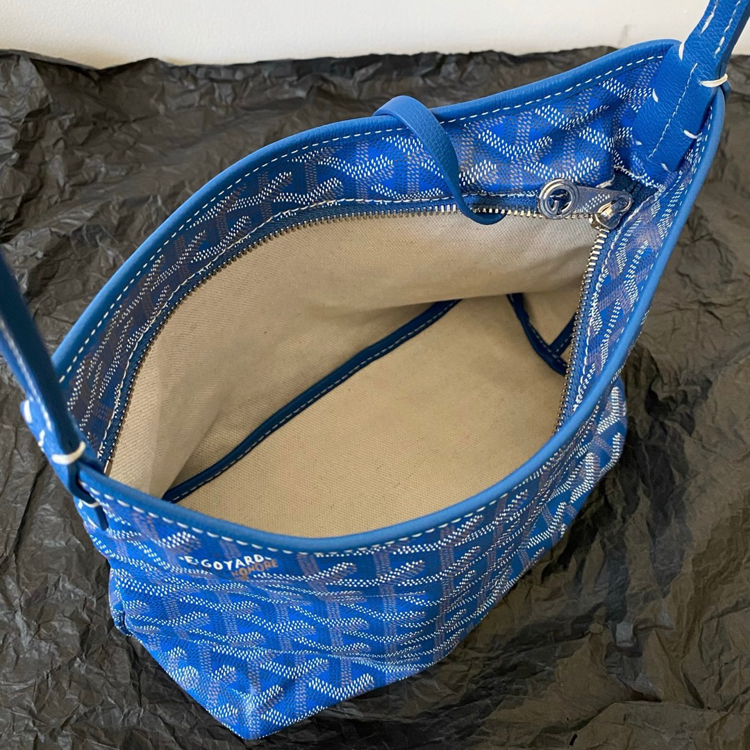 Hobo Mini拉鏈托特天藍色_2