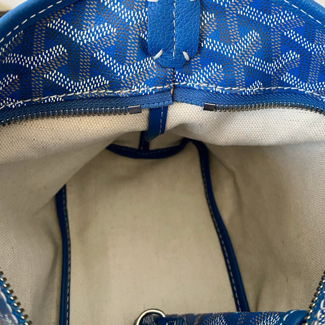 Hobo Mini拉鏈托特天藍色_6