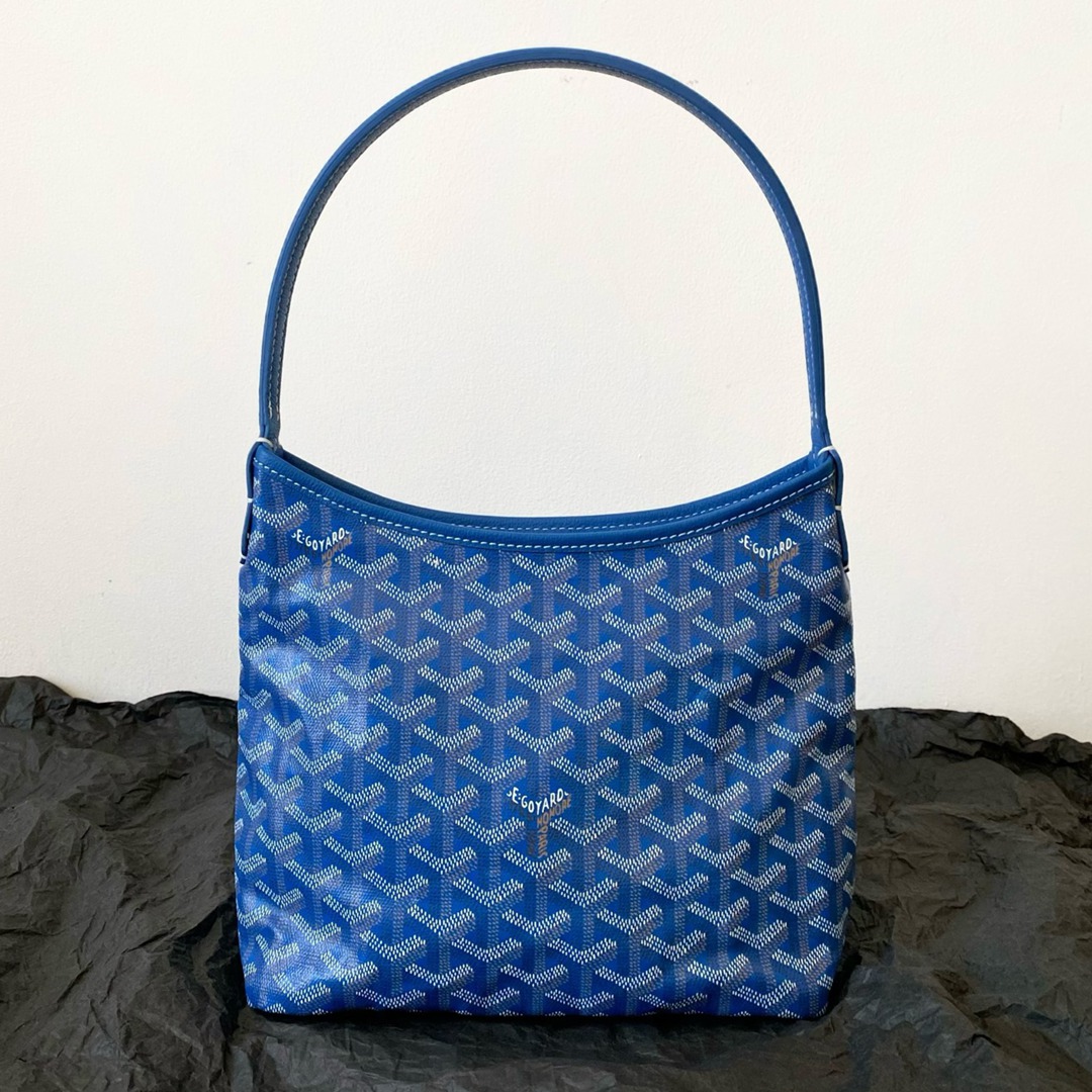 Hobo Mini拉鏈托特天藍色_9