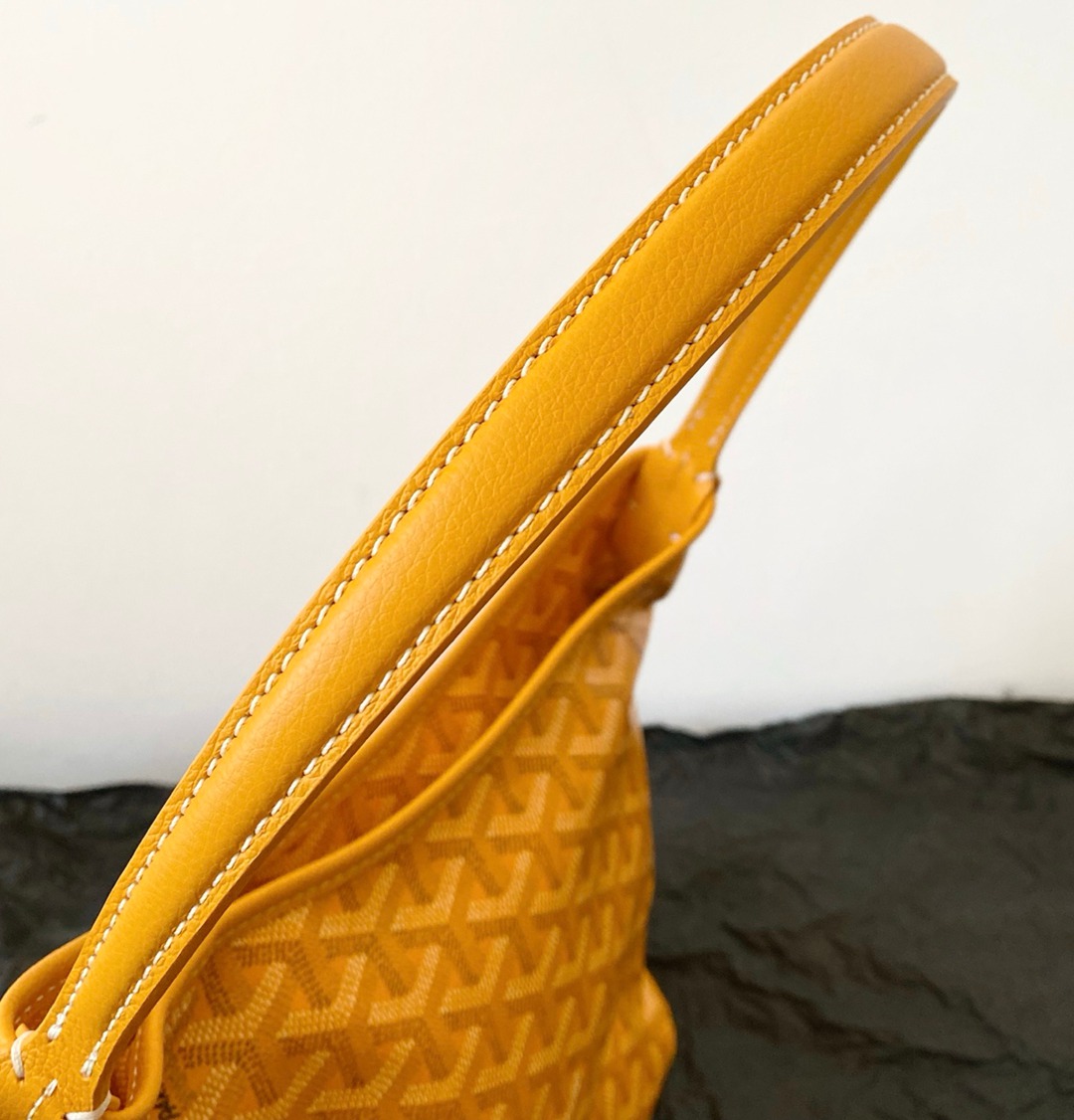 Hobo Mini拉鏈托特黃色_5