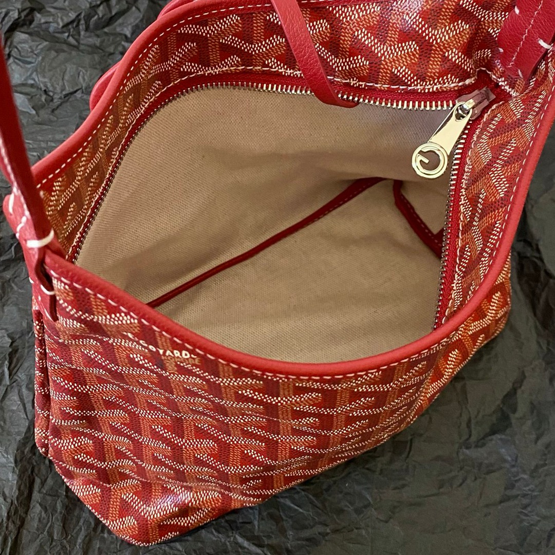 Hobo Mini拉鏈托特紅色_2