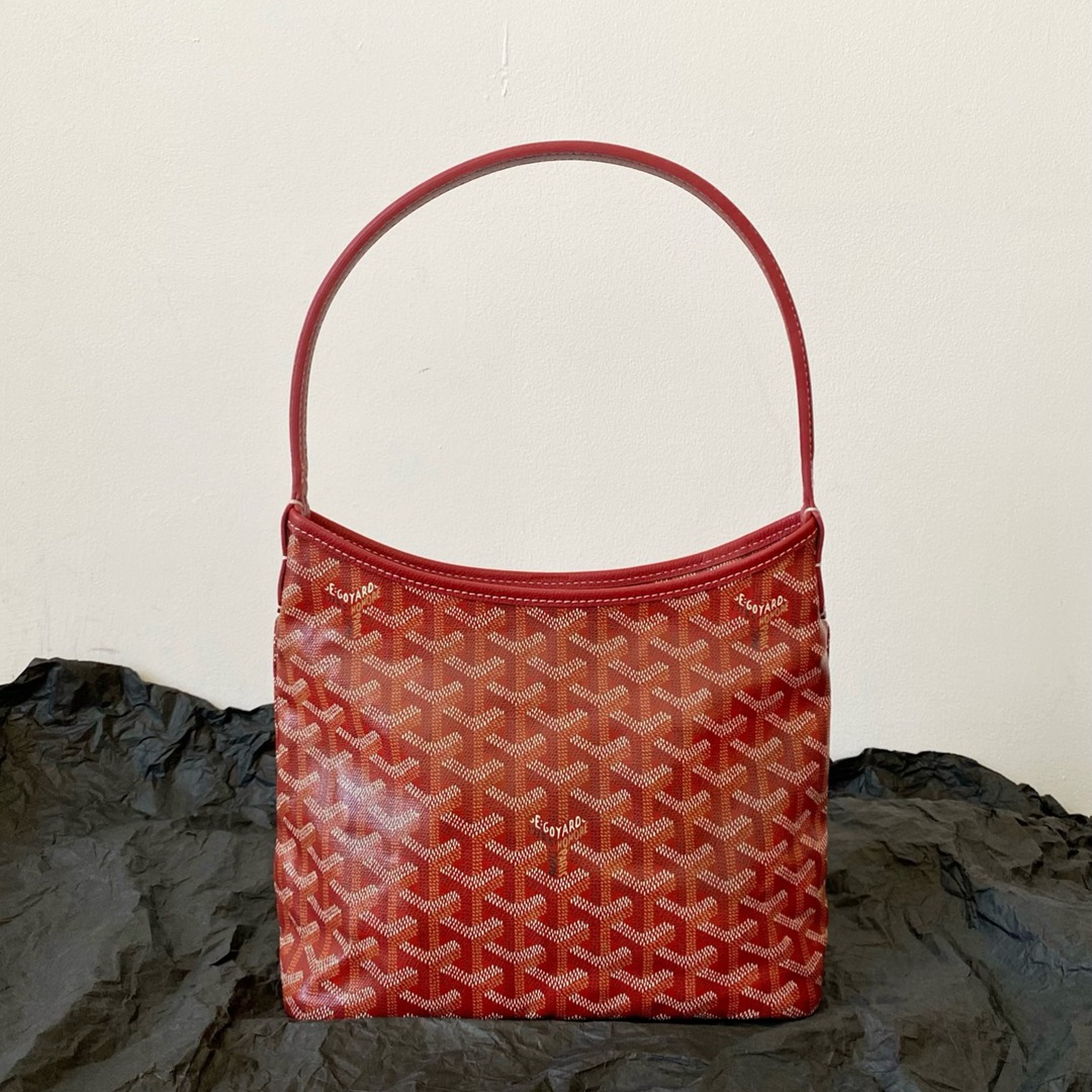 Hobo Mini拉鏈托特紅色_4