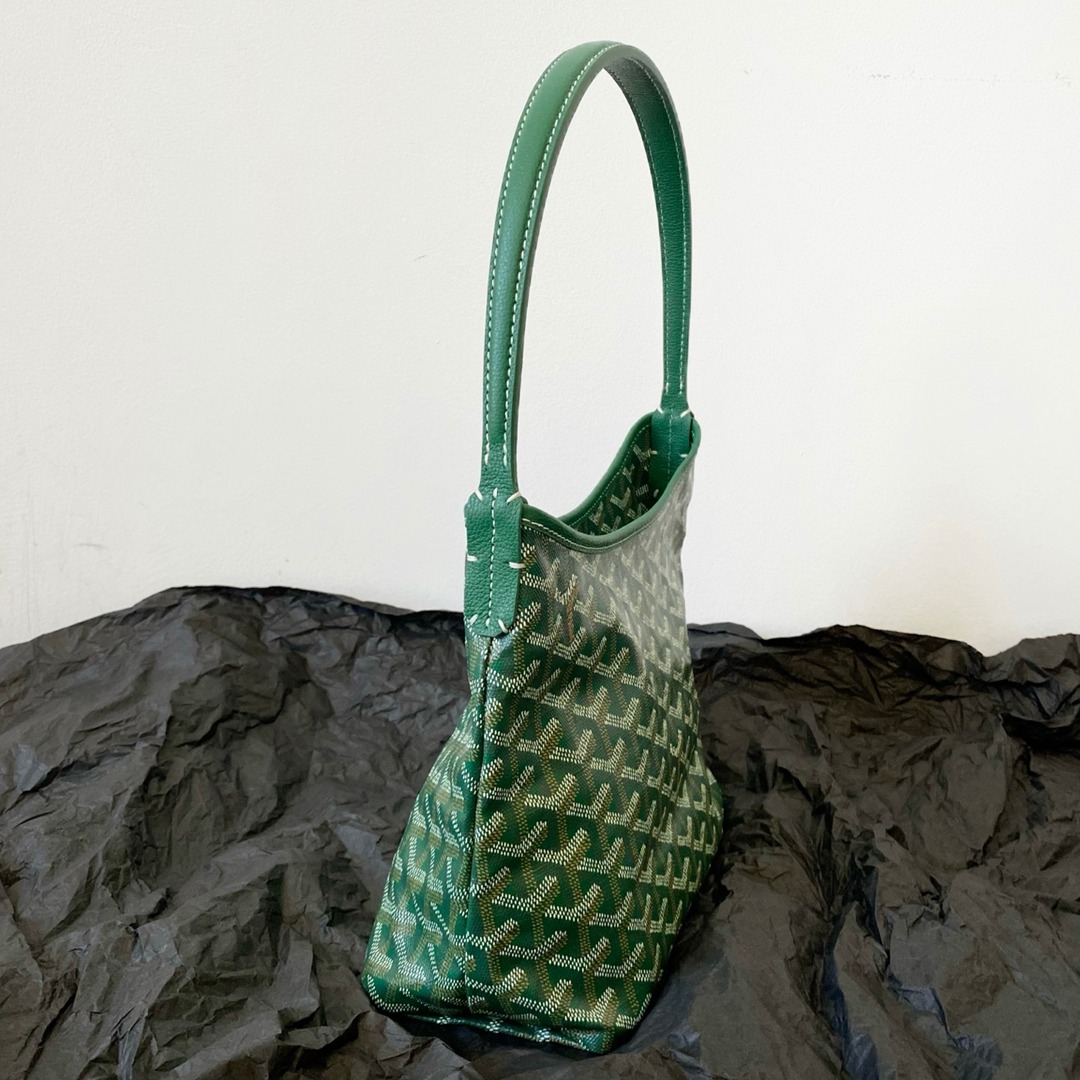 Hobo Mini拉鏈托特綠色_7