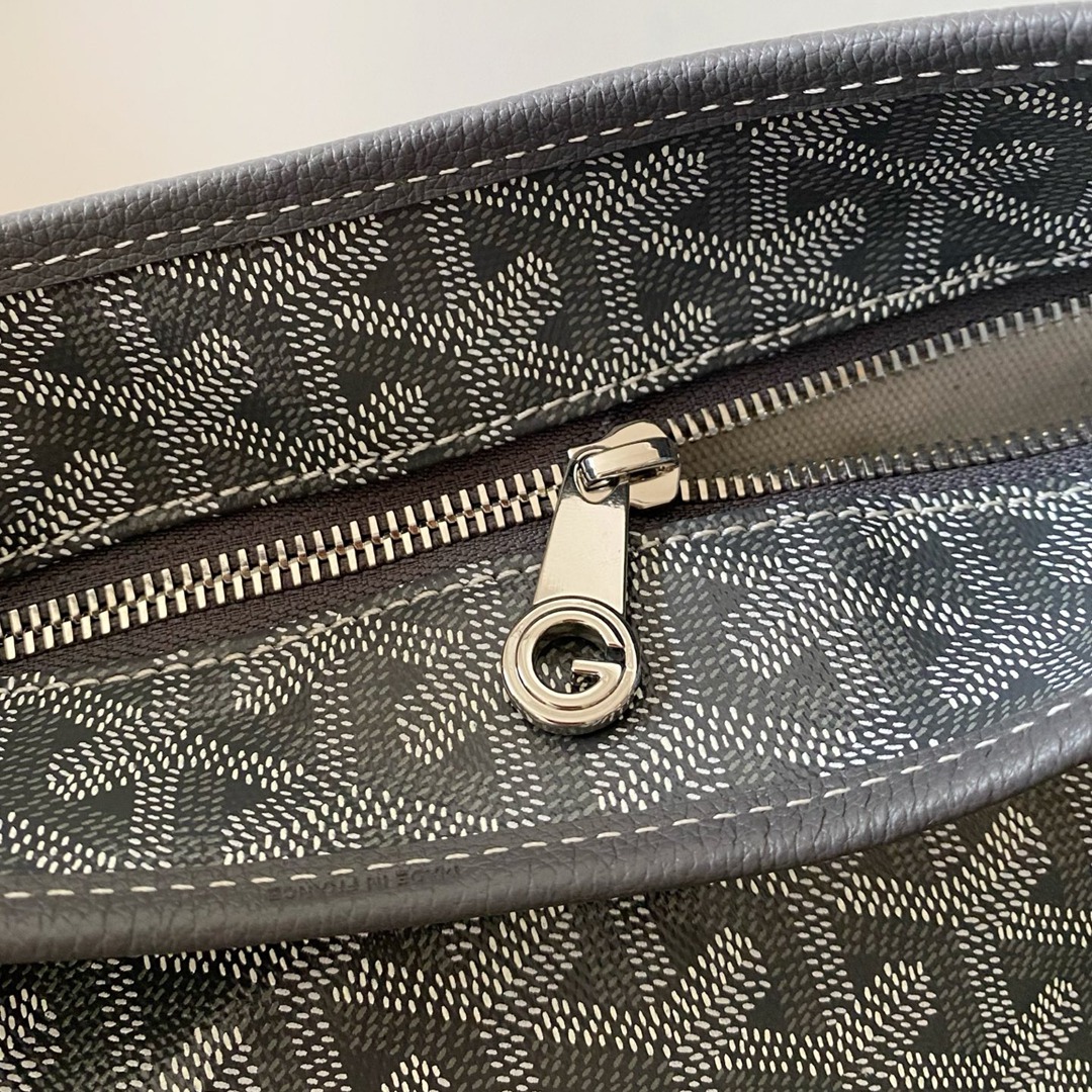 Hobo Mini拉鏈托特灰色_7