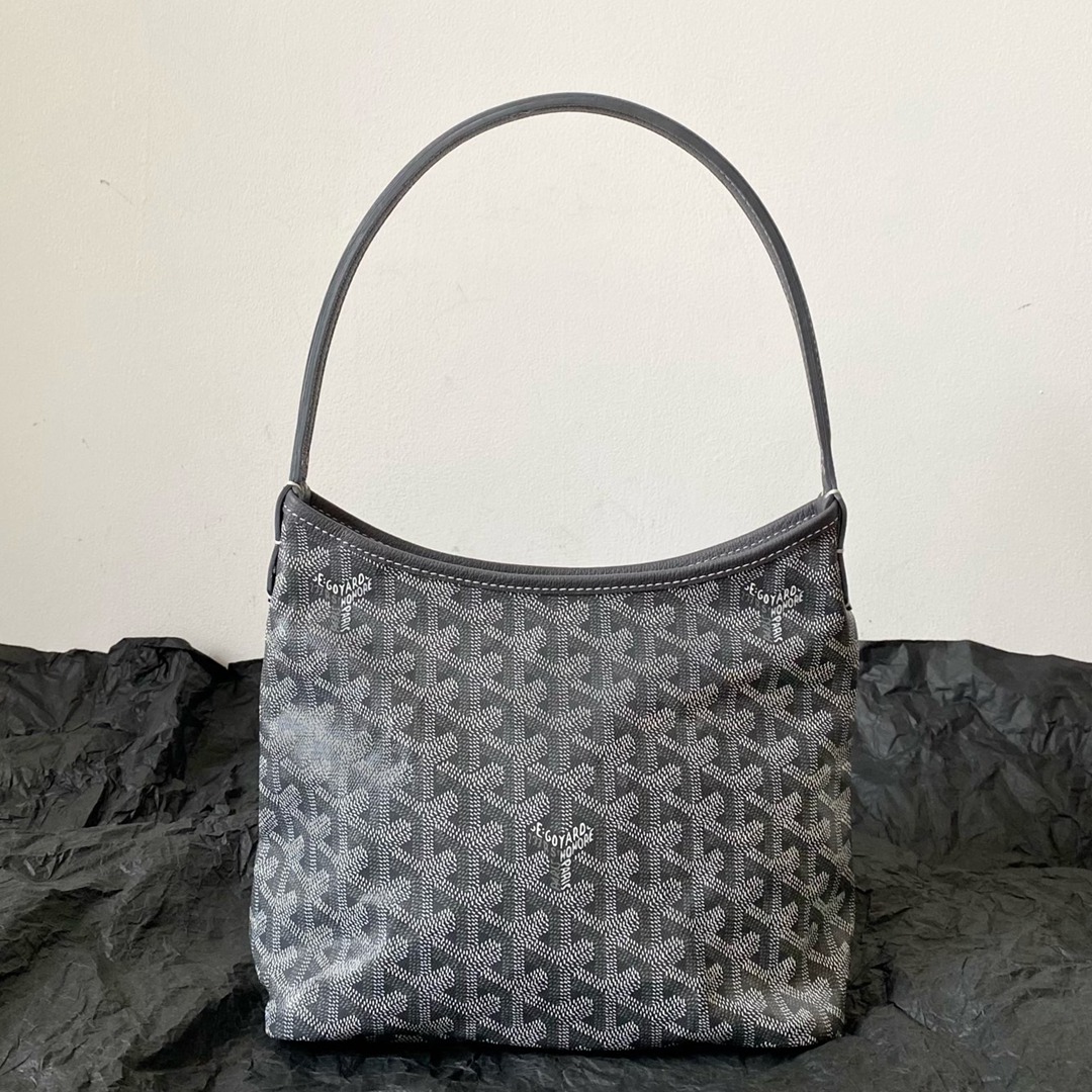 Hobo Mini拉鏈托特灰色_9