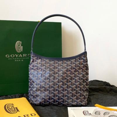 Hobo Mini拉鏈托特深藍