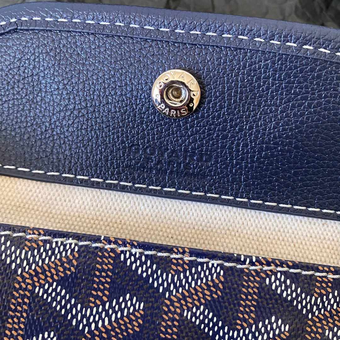 Hobo Mini拉鏈托特深藍_7