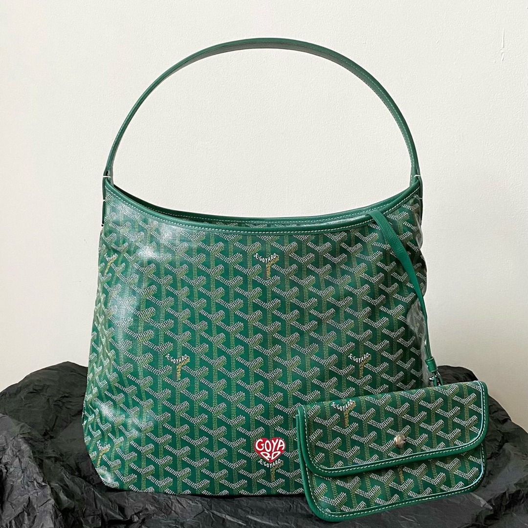 Boheme Hobo綠色紅愛心_2