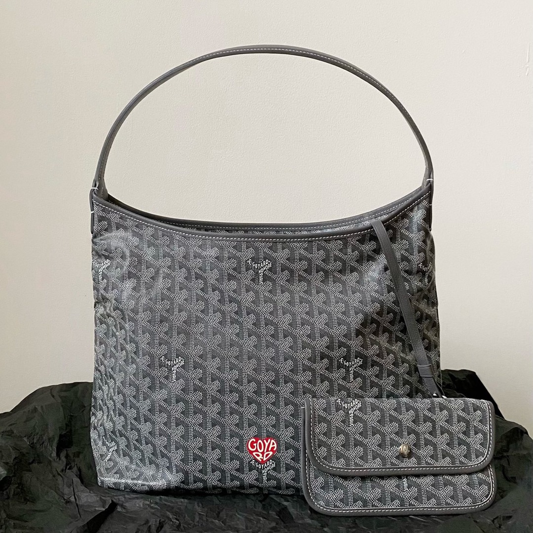 Boheme Hobo灰色紅愛心_2