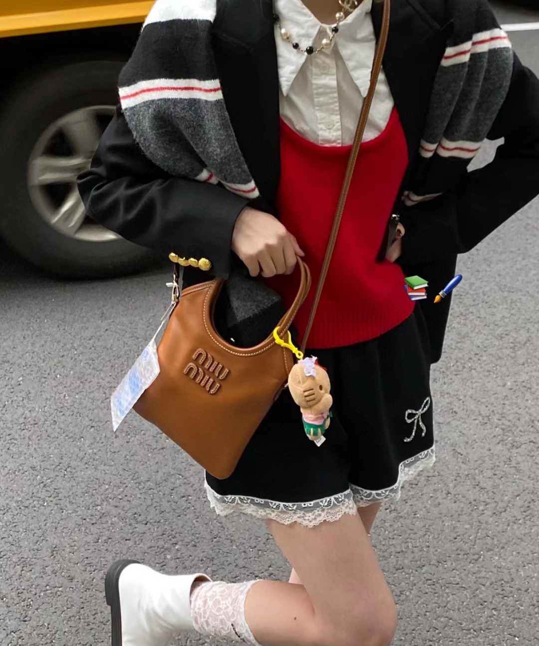 Ivy Mini托特包幹邑色_9