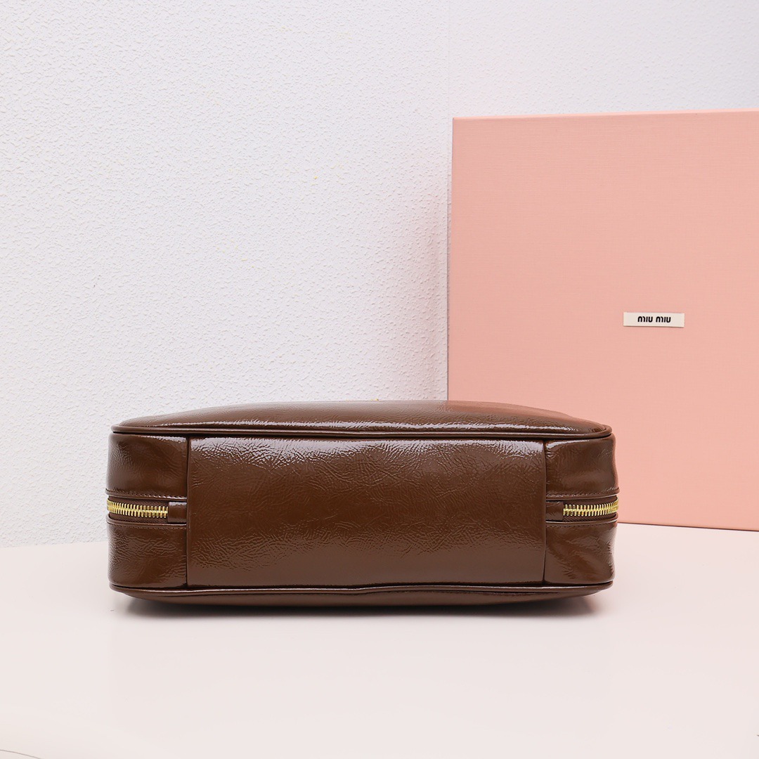 Beau油蠟皮公事包棕色_2